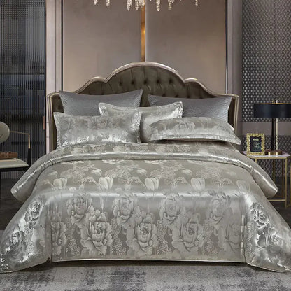 Soft Satin Bedding Duvet Cover Set