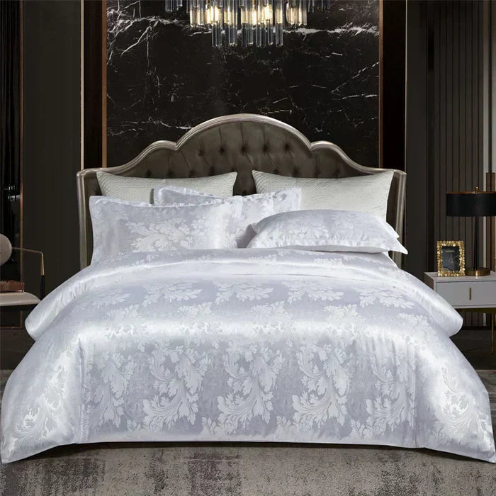 Soft Satin Bedding Duvet Cover Set