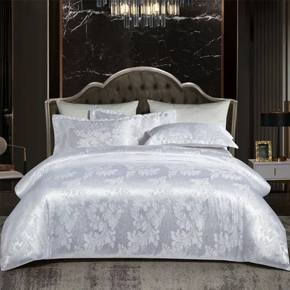 Soft Satin Bedding Duvet Cover Set