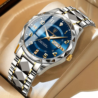 Rugged Waterproof Fitness Watch for Men