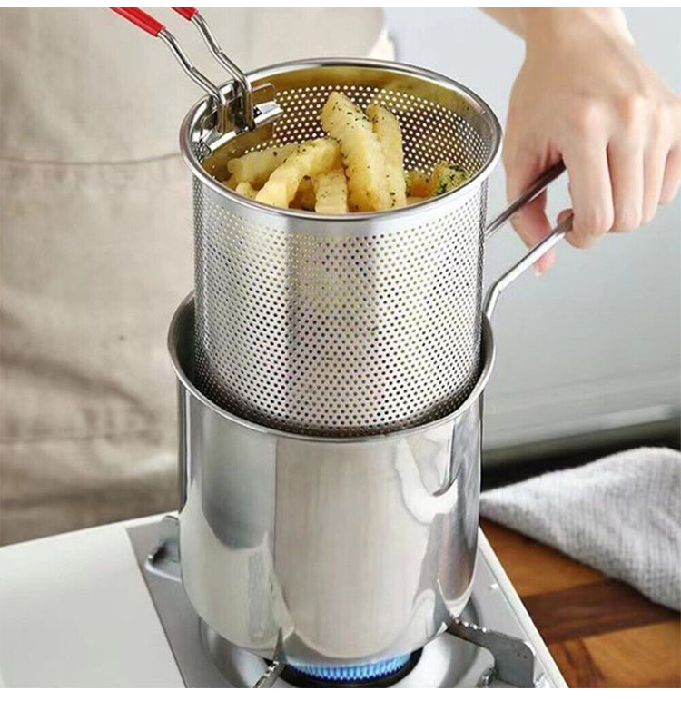 Efficient Space-Saving Deep Fryer Cooking Set - Halri