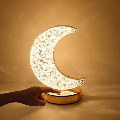 Beautiful Crystal Dimmable Table Lamp - Halri