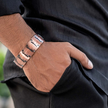 Strong Copper Magnetic Therapy Bracelet for Men