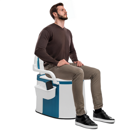 Portable Toilet for Camping - Easy Use for Adults - Halri