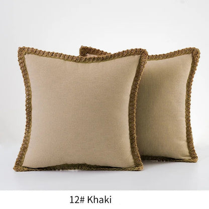 Holiday Red Gray Throw Pillow Cover Decorative Case