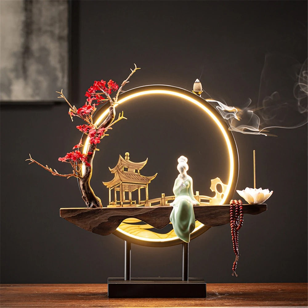 Beautiful Color Changing Incense Holder Lamp