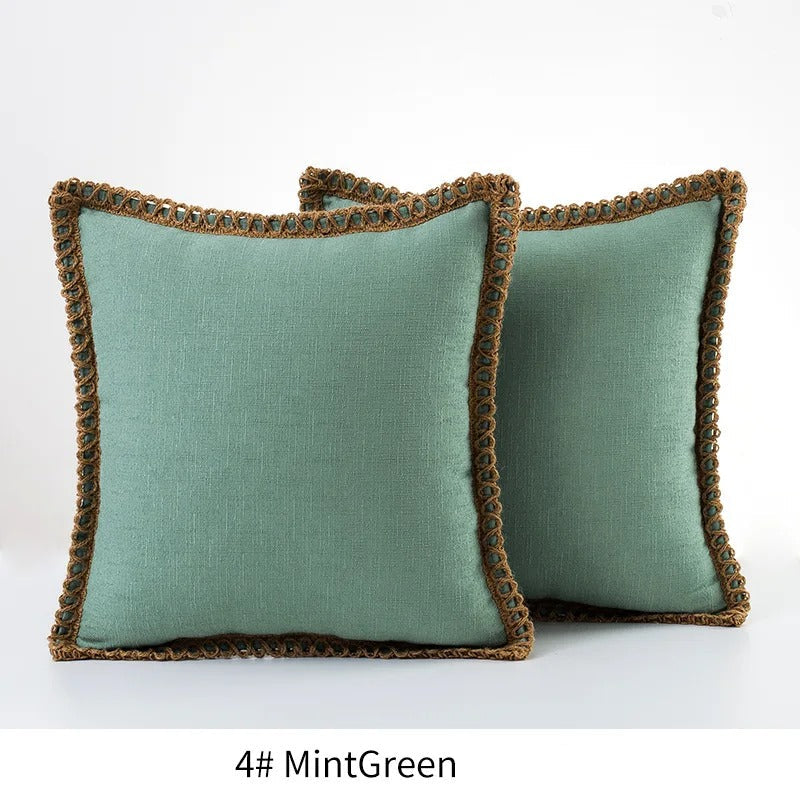 Holiday Red Gray Throw Pillow Cover Decorative Case