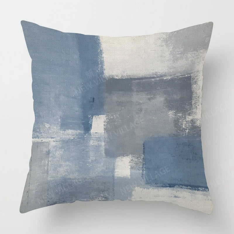 Colorful Linen Throw Pillow Cover