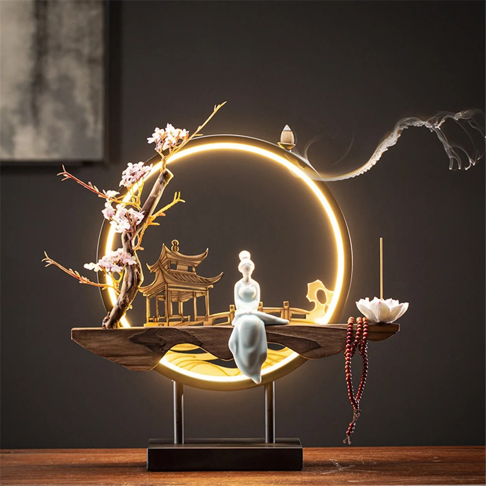 Beautiful Color Changing Incense Holder Lamp