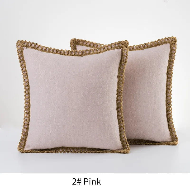 Holiday Red Gray Throw Pillow Cover Decorative Case