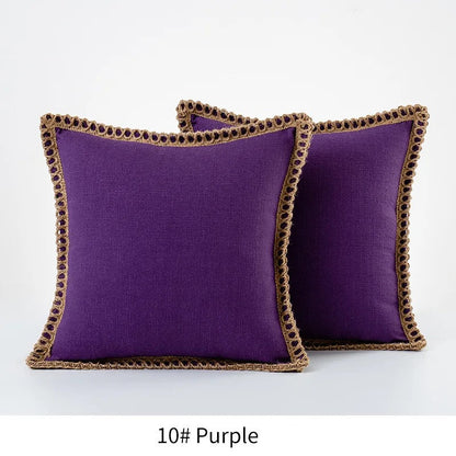 Holiday Red Gray Throw Pillow Cover Decorative Case