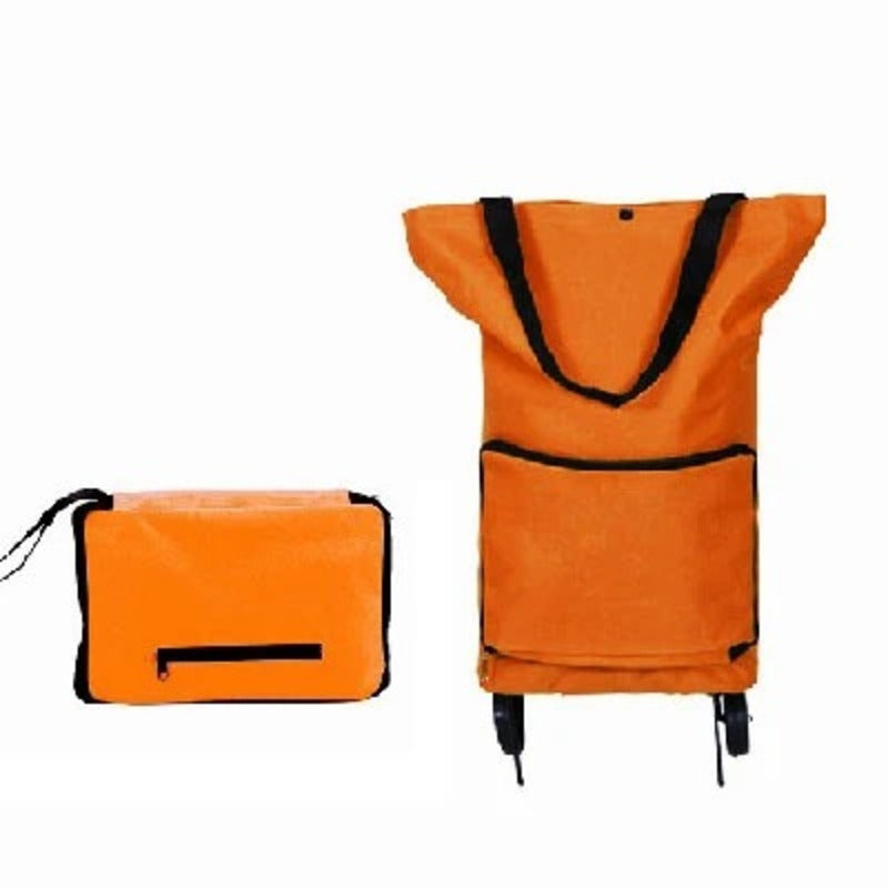Collapsible Cart Bag with Wheels Storage