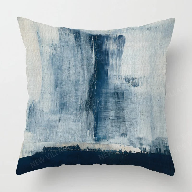 Colorful Linen Throw Pillow Cover
