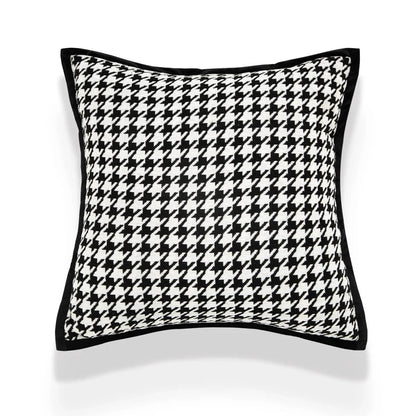 Plush Soft Reversible Geometric Cushion Cover