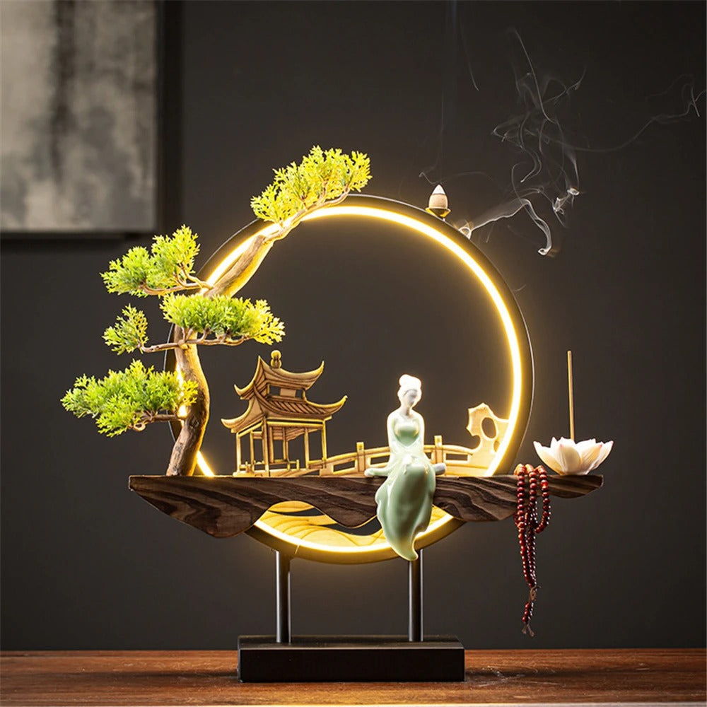 Beautiful Color Changing Incense Holder Lamp