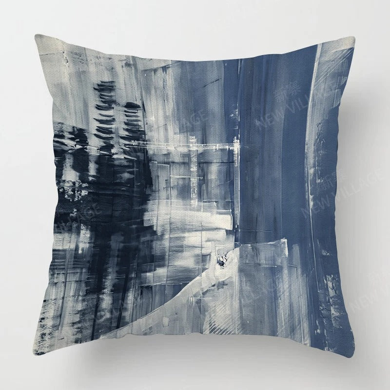Colorful Linen Throw Pillow Cover