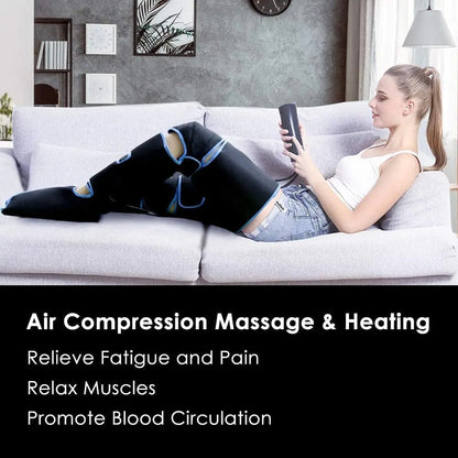 Heated Leg Massager Wrap for Circulation Relief