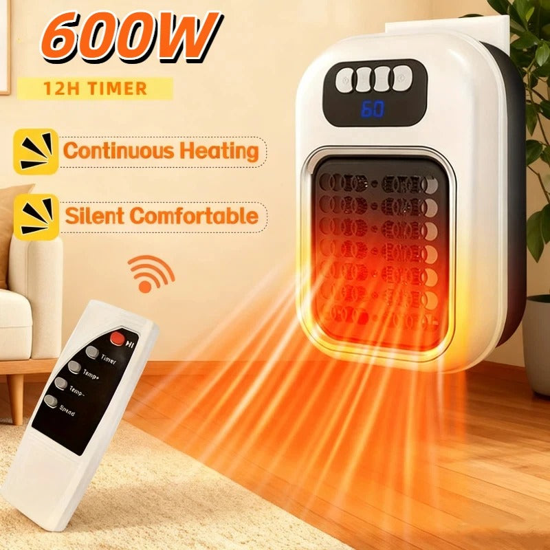 Compact Quiet Ceramic Space Heater
