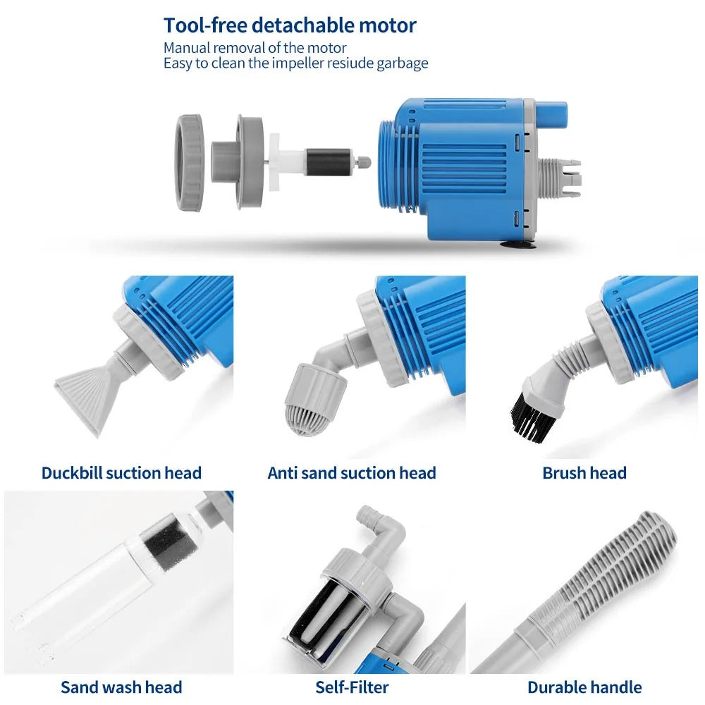 Easy Aquarium Gravel Cleaner Pump Kit