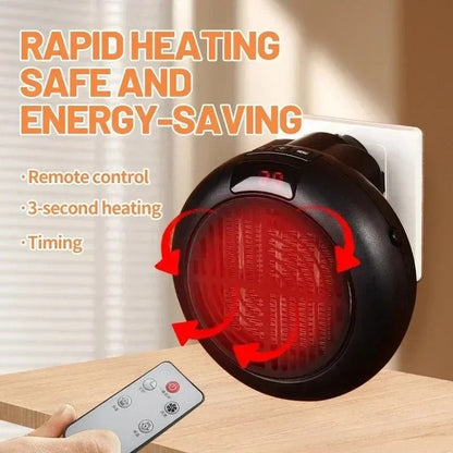 Compact RV Wall Heater with Fast Silent Heat