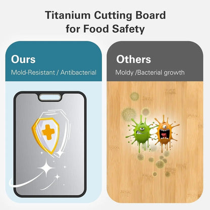 Durable Kitchen Cutting Board with Juice Tray