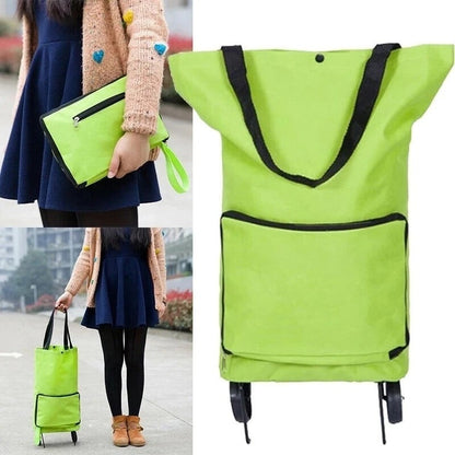 Collapsible Cart Bag with Wheels Storage - Halri