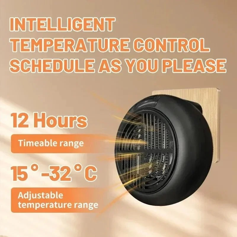 Compact RV Wall Heater with Fast Silent Heat