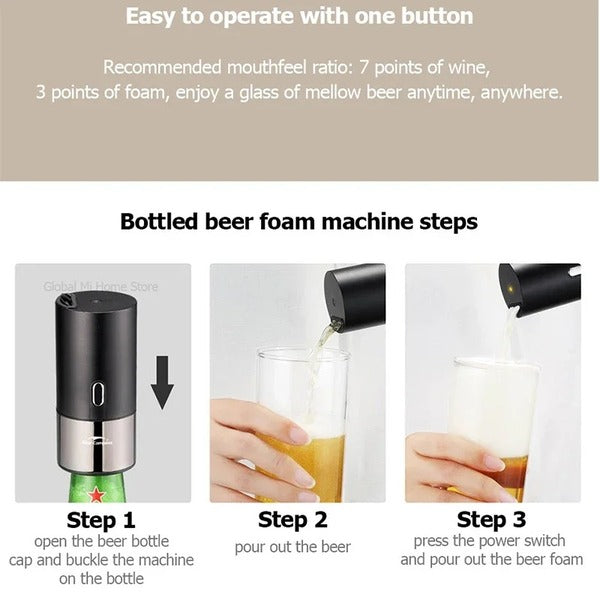 Easy Beer Foam Creator for Home Brew