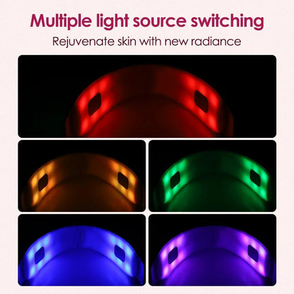 Sculpting LED Face Massager for Defined Jawline Contour