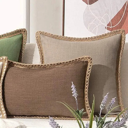 Holiday Red Gray Throw Pillow Cover Decorative Case