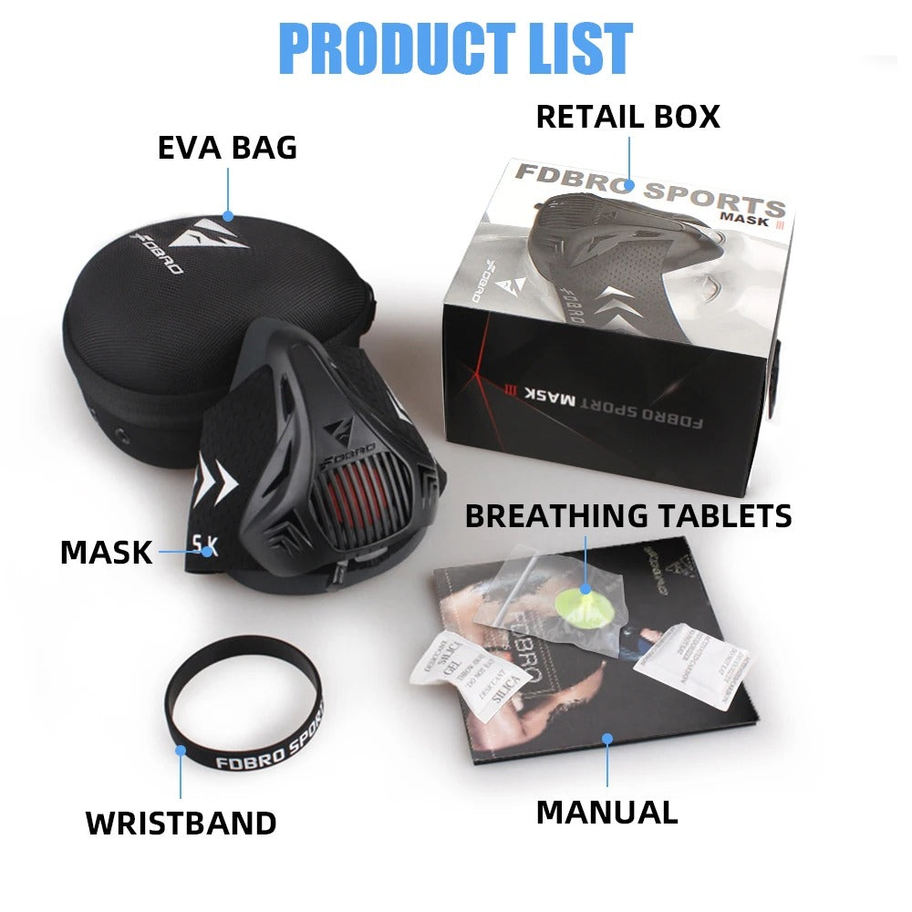 Breathing Workout Mask for Endurance Training