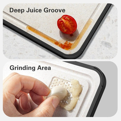 Durable Kitchen Cutting Board with Juice Tray
