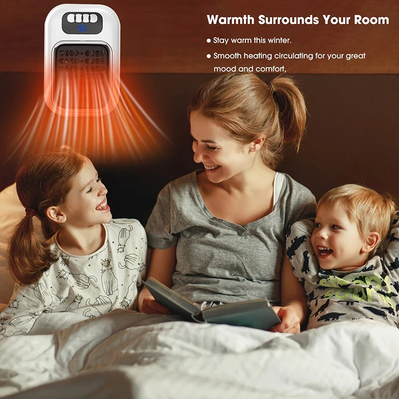 Compact Quiet Ceramic Space Heater