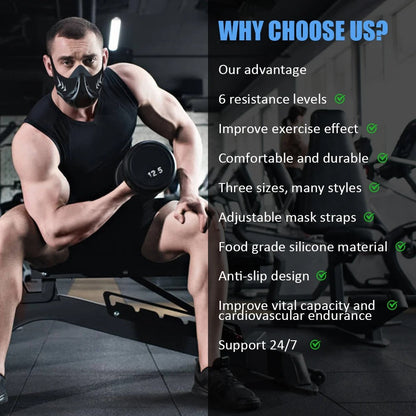 Breathing Workout Mask for Endurance Training