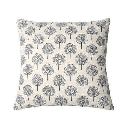 Elegant Linen Pillow Cover with Classic Pattern