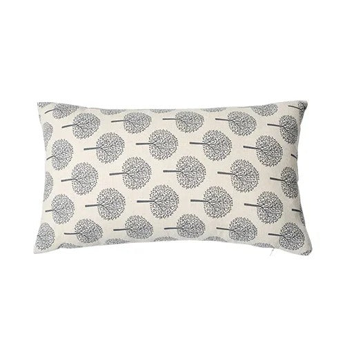 Elegant Linen Pillow Cover with Classic Pattern