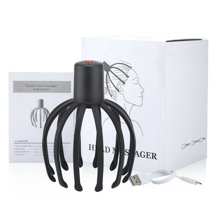Portable Handheld Head Massager for Stress Relief