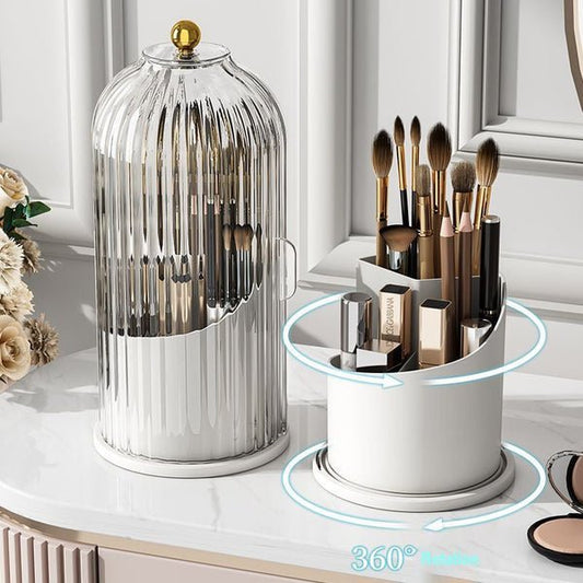 Rotating Makeup Brush Storage Holder - Halri