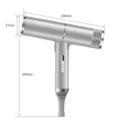 Fast Ionic Hair Dryer with Diffuser and Nozzles