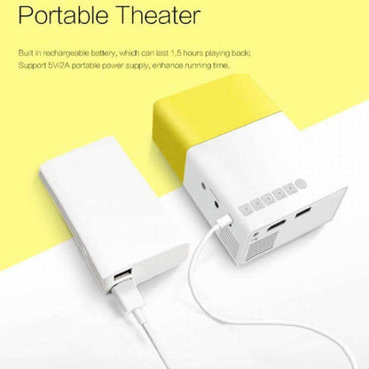 Compact Home Cinema Mini Projector - Halri