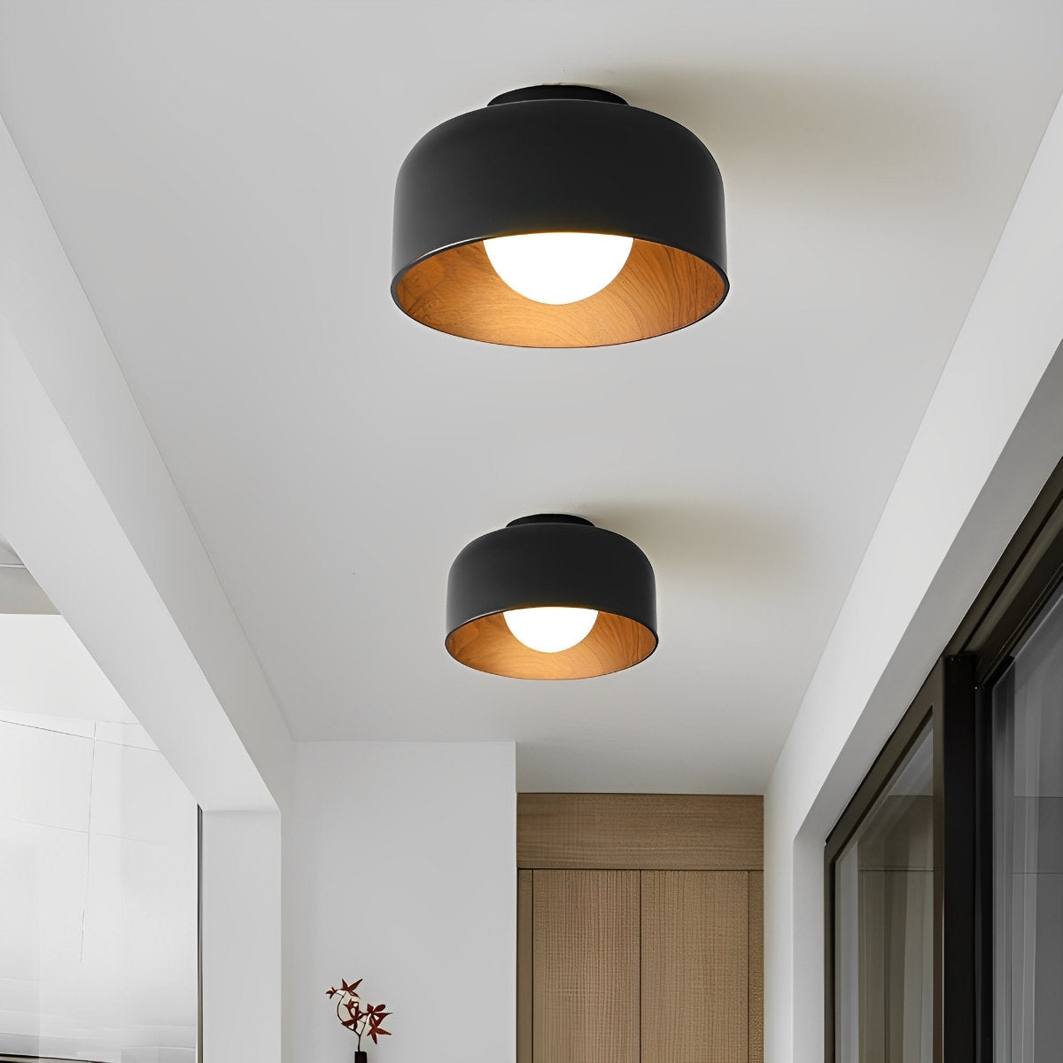 Simple LED Ceiling Light Fixtures Flush Mount Chandelier