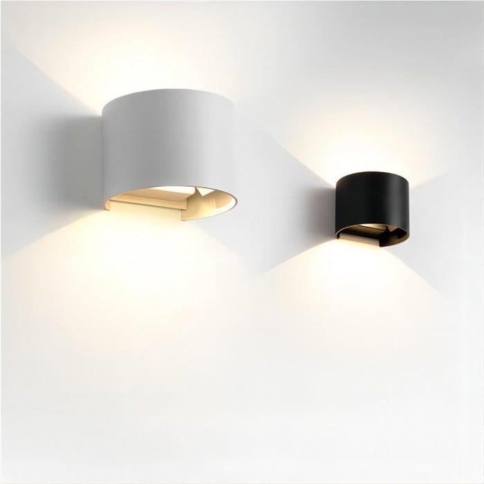 Modern Cube LED Wall Light – Minimalist Up Down Lighting Fixture