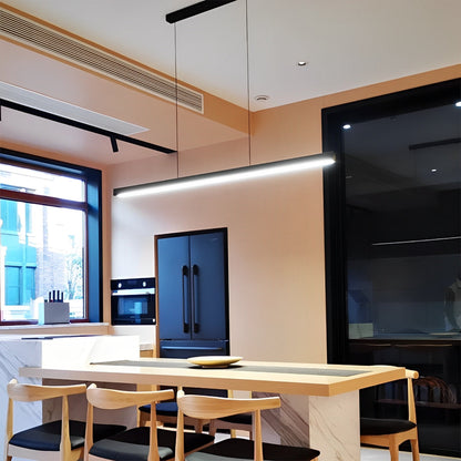 Sleek Contemporary LED Hanging Light Bar