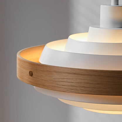Sleek Contemporary Shade Pendant Lighting Fixture