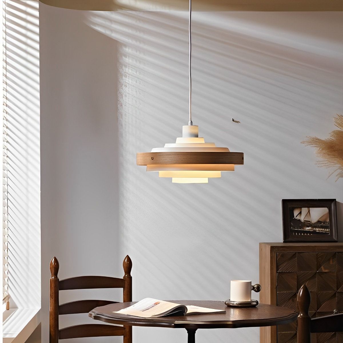 Sleek Contemporary Shade Pendant Lighting Fixture