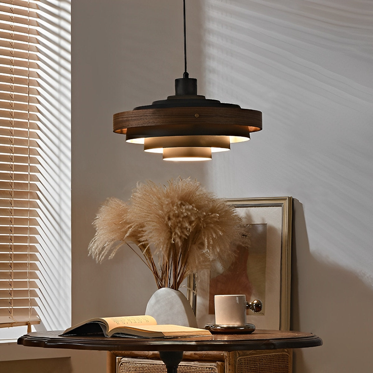Sleek Contemporary Shade Pendant Lighting Fixture
