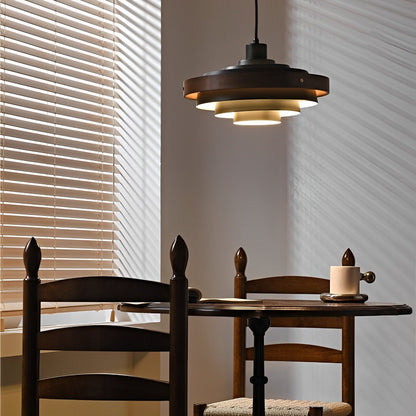 Sleek Contemporary Shade Pendant Lighting Fixture