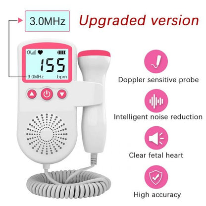 Handheld Fetal Doppler Baby Heart Rate Monitor
