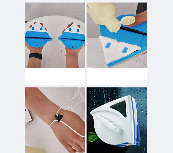 Easy Glass Window Cleaning Magnetic Wiper