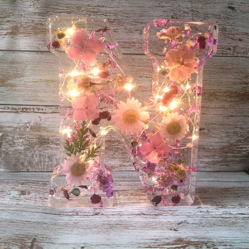 Pretty Floral String Table Lamp